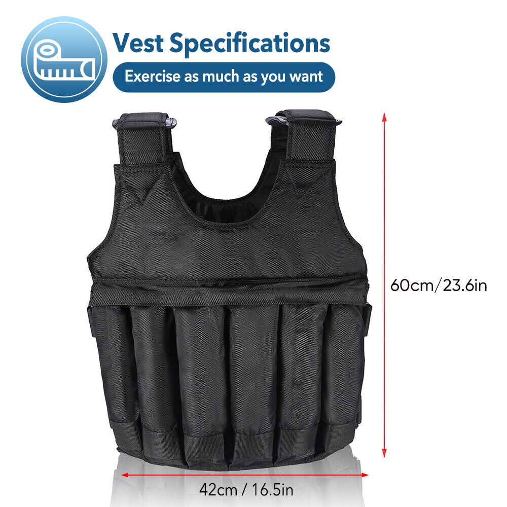 Adjustable Weight Vest 20KG/50KG Z878264
