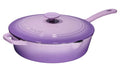 12 inch Enameled Cast Iron Skillet with Lid F673073