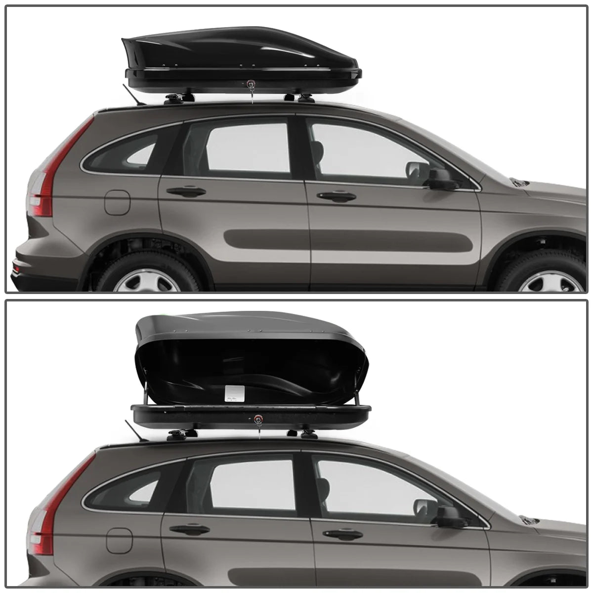 120cm Adjustable Aluminum Roof Top Cross Bar with Storage Cargo Baggage Carrier D42679
