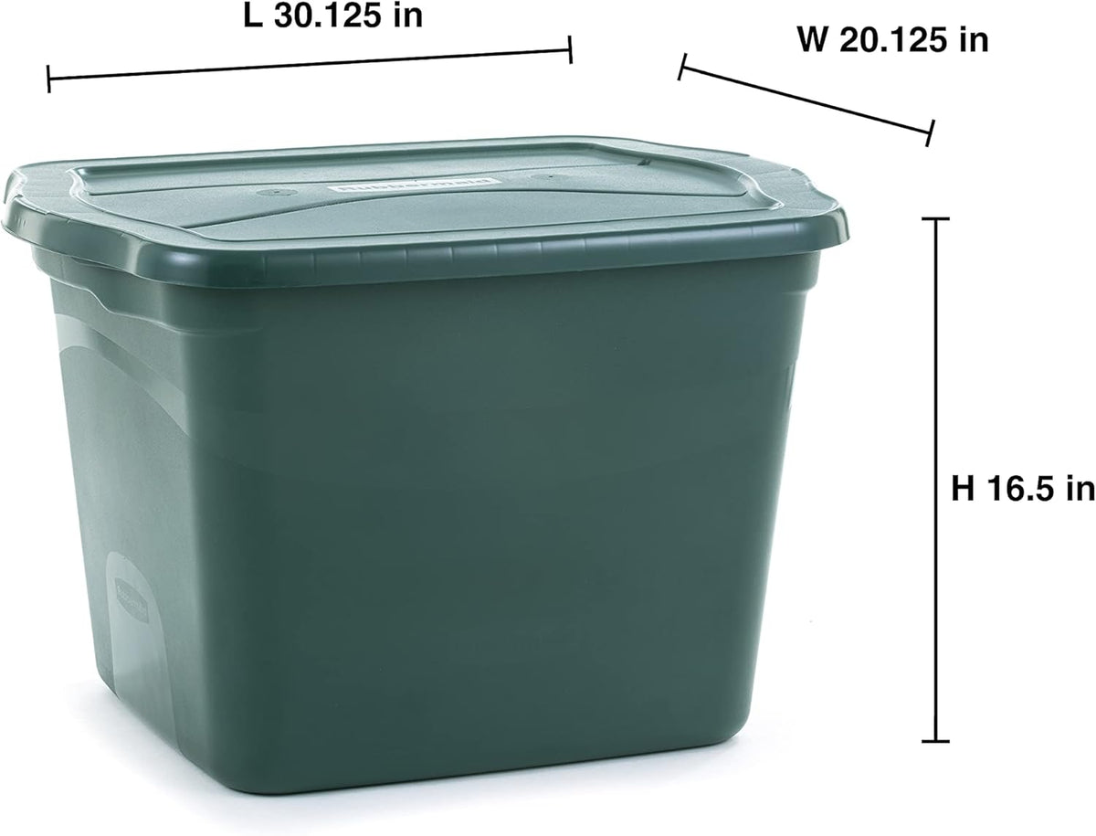 29 Gal Pack of 5 Stackable Storage Bins K55784