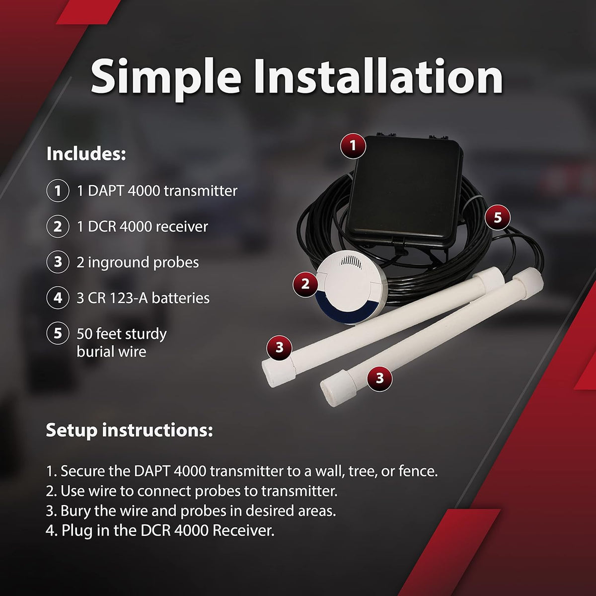 Dual-4000 Security System with 2 Probes A83219
