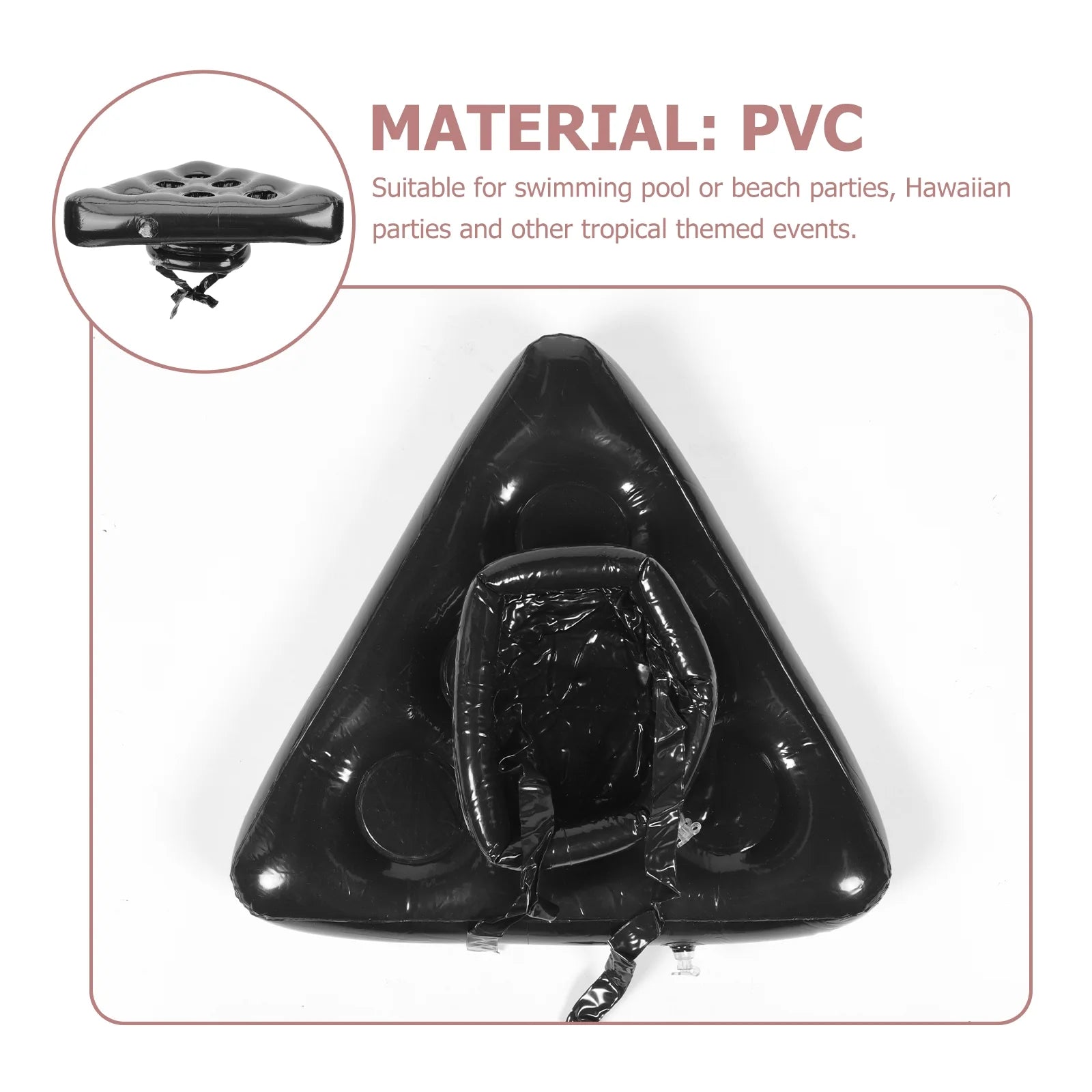 Inflatable Triangle Hat 4 Pieces Pool Game PVC Beach Toys C6400