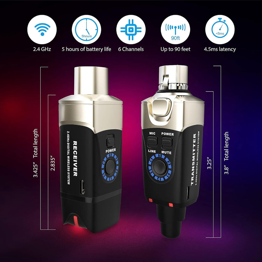 U3 Plug-on Microphone Wireless System Wireless XLR N1318