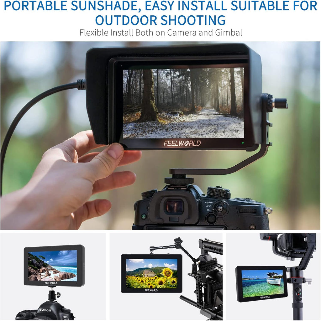 5.5 Inch 4K HDMI Input Output Touch Screen Camera Monitor R65905