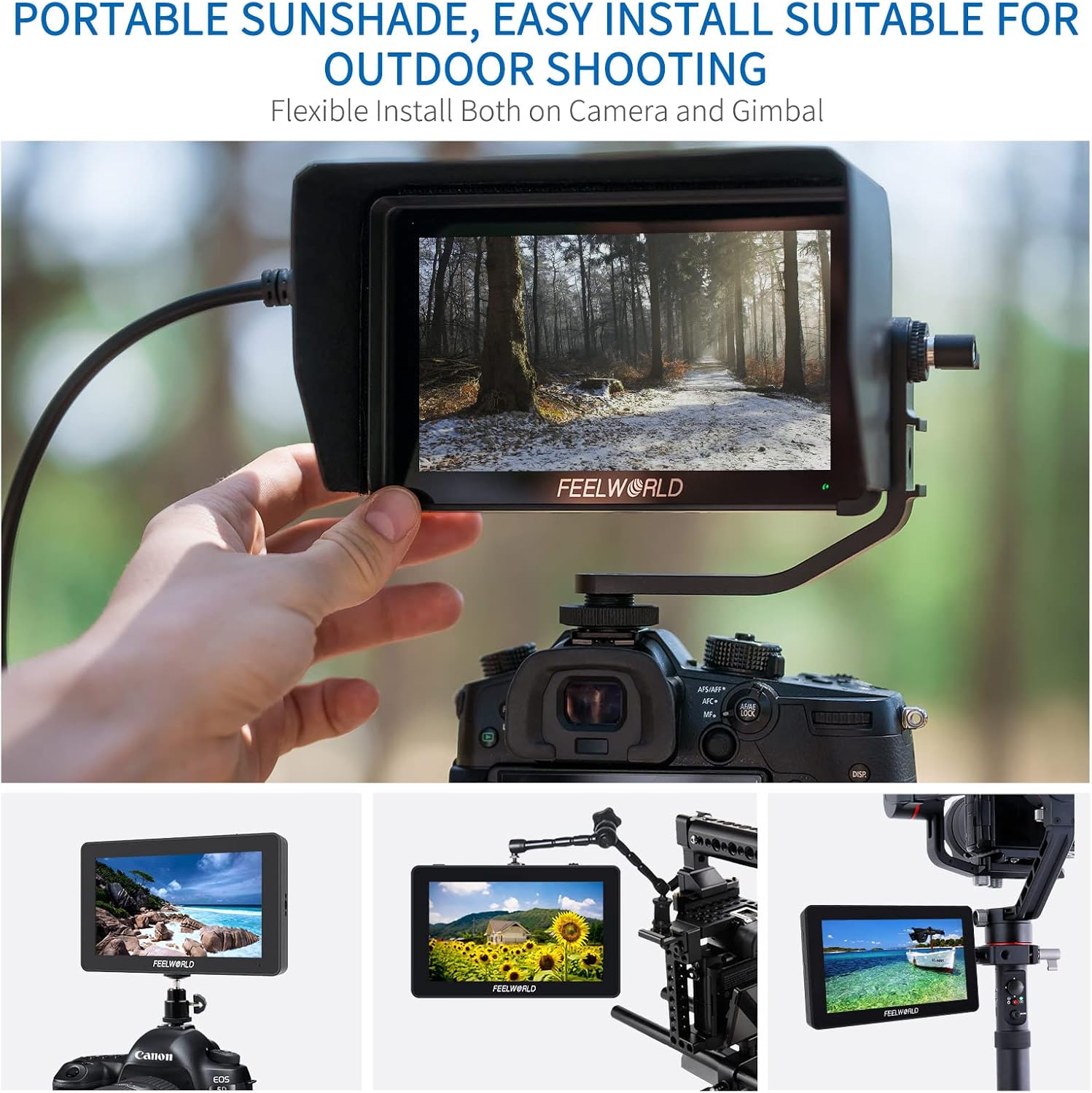5.5 Inch 4K HDMI Input Output Touch Screen Camera Monitor R65905