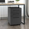 Black 3-Drawer Vertical Filing Cabinet F2663
