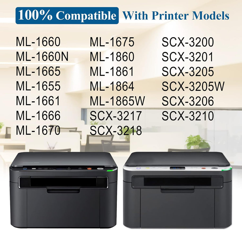 4 Pack Black Toner Cartridge V4832