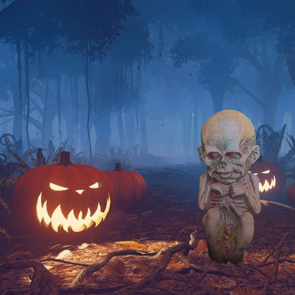 Halloween Mummy Doll Ghost Baby Crawling Corpse Imp Tricky Toy Scary Ghost Doll A7663