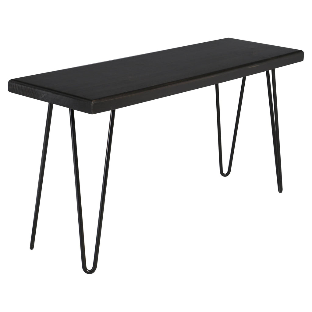 Wood Bench - Ebony - 44 x 10.5 x 16 O39942