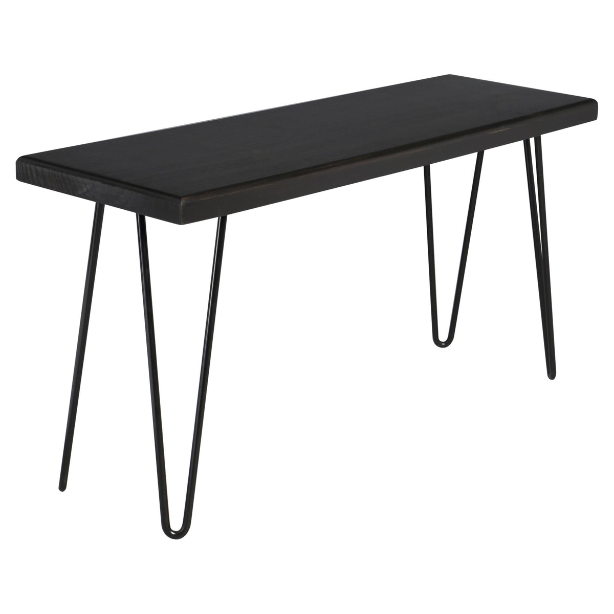 Wood Bench - Ebony - 44 x 10.5 x 16 O39942