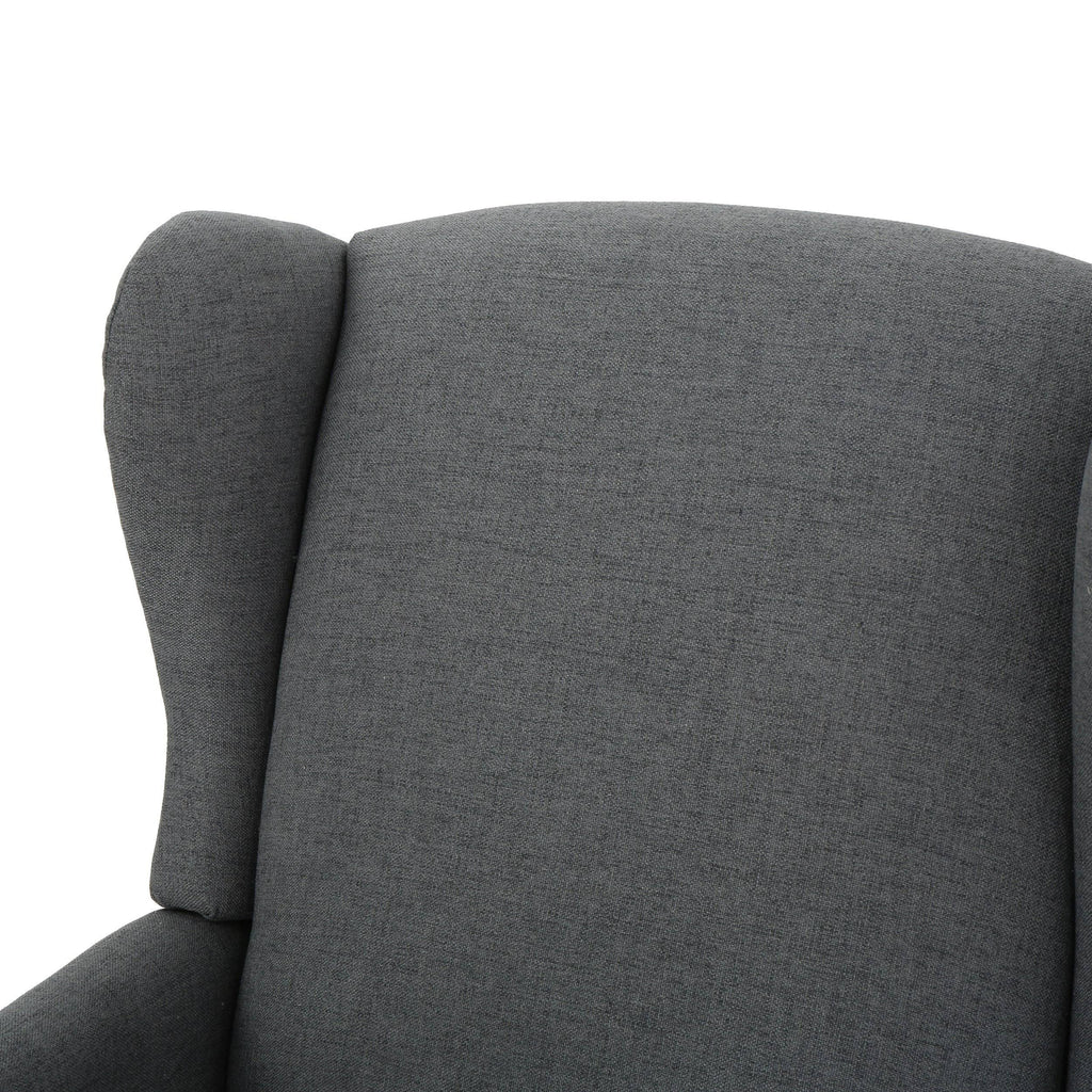 Taupe Tweed Fabric Recliner Set of 2 N37291