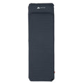 Self-Inflating Camp Pad with Pillow, Grey, 78" L x 25" W x 2" H N6411