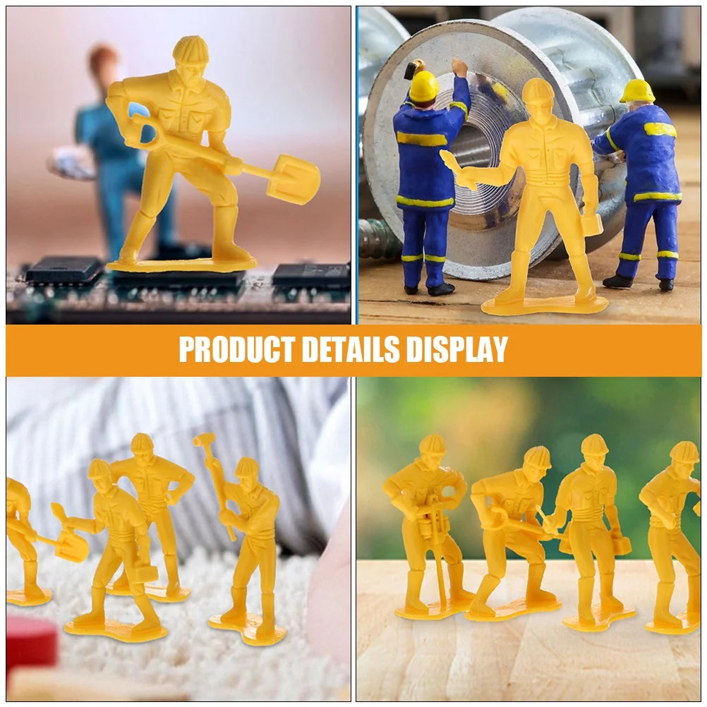 225 pcs Plastic Toy People Figurine Play Set M35311