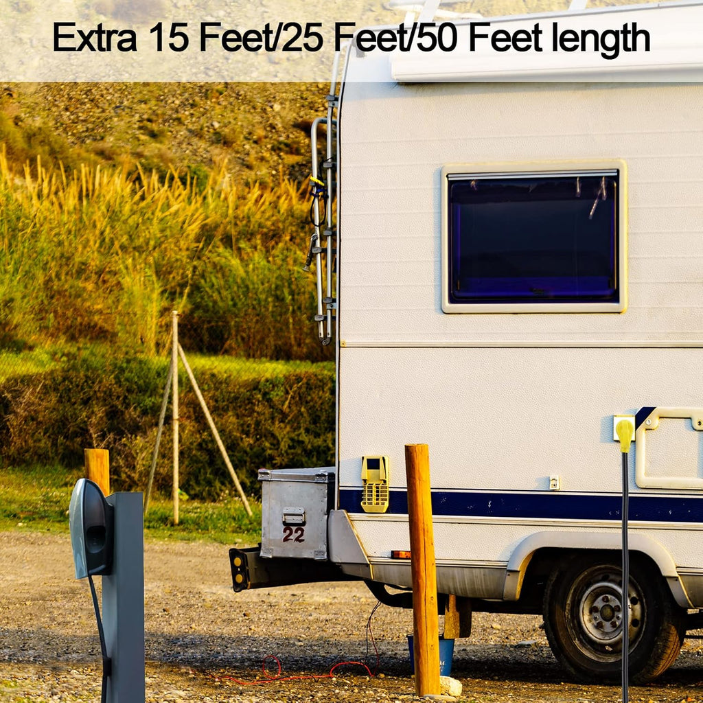 30 Amp RV Extension Cord 50 Feet Yellow R207394