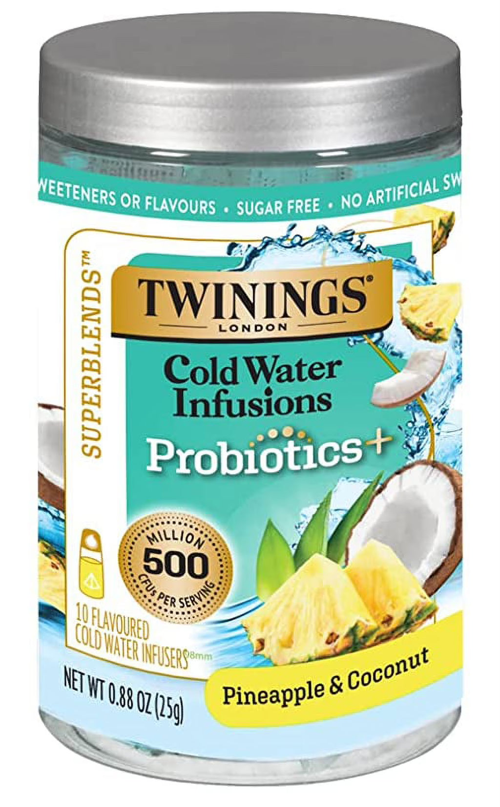10 Cold Water Infusers Pineapple & Coconut Flavoured K609983