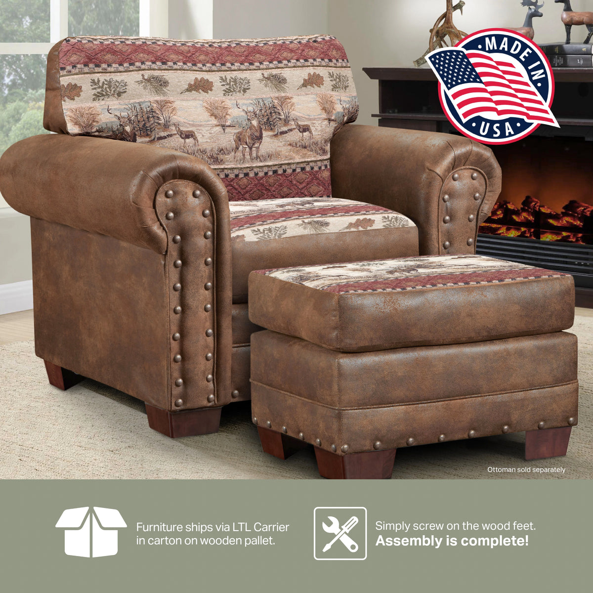 Deer Valley Arm Chair H898676