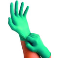 Nitrile Powder-Free Disposable Gloves, Small, Green, Bundle of 2 Boxes M730047