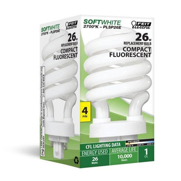 50-Pack Soft White CFLNI Spiral Light Bulb P5571