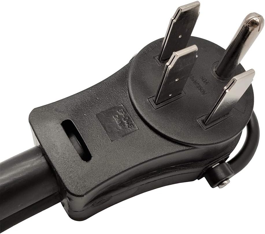 V Splitter Cord 14-50P to (2) L14-30R, 50 AMP 4-Prong, 125V / 250V, 1.5FT, Pack of 2 Z152