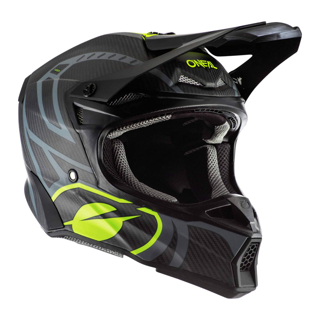 Black/Neon Yellow XL Carbon Race Helmet H695529
