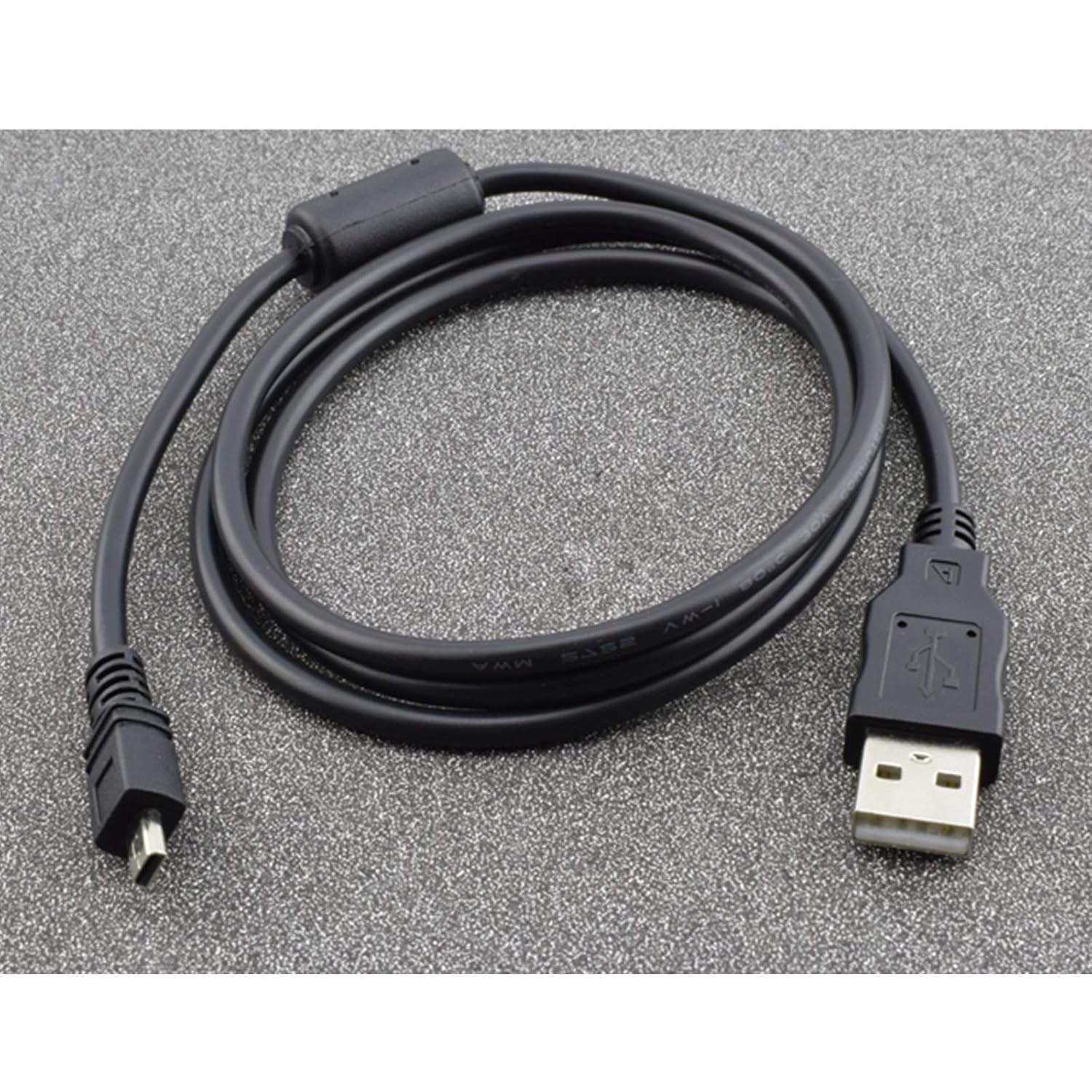 Black USB Data Sync Charging Cable for Panasonic Lumix Camera I3004