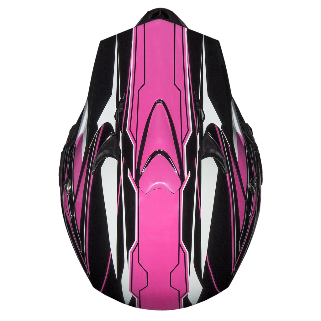 Pink Open Face Helmet A6865