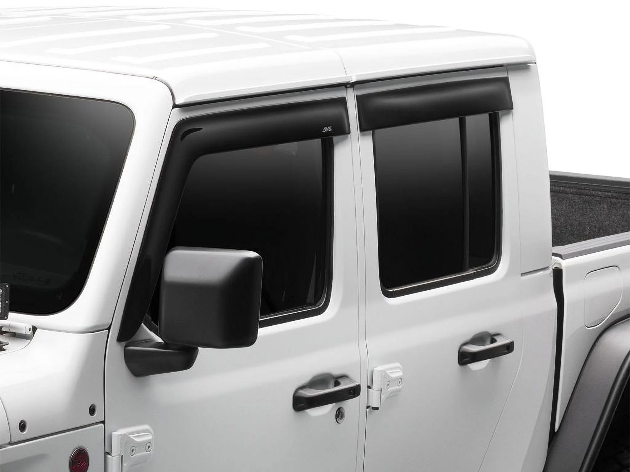 4-Piece Dark Smoke Ventvisor Side Window Deflector A4446