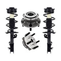 Set of 4 Strut-Coil Spring-Wheel Hub Bearing for Nissan Rogue E6679