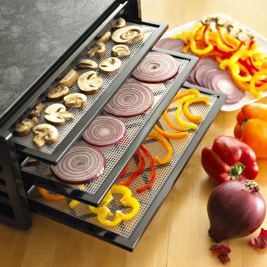 Black 5-Tray Dehydrator with Timer X447