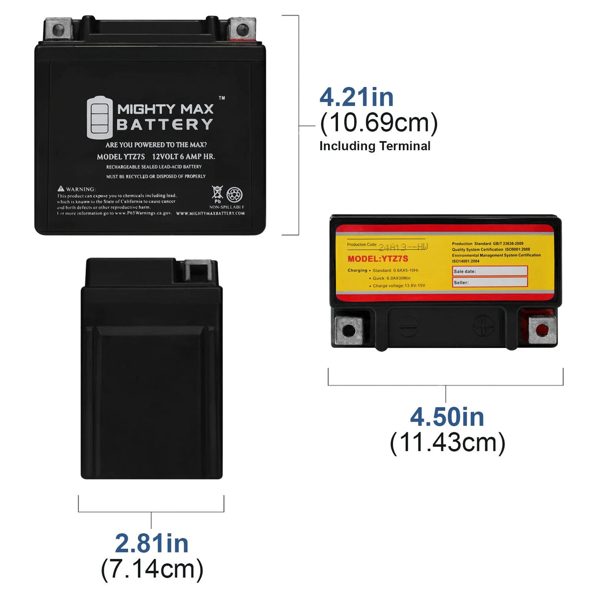 12V 1Amp Battery Replacement with Charger T55397