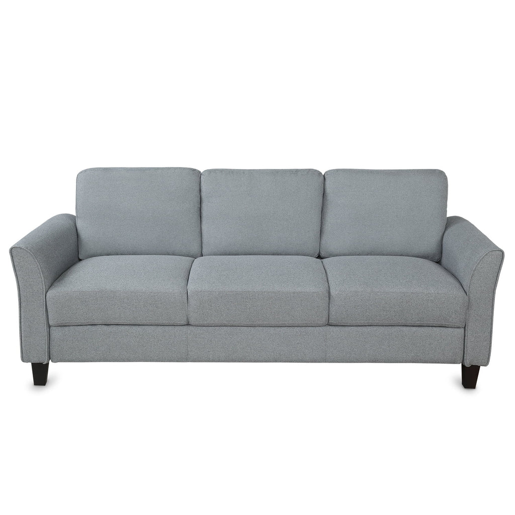 Gray Linen 3-Seat Sofa M332332