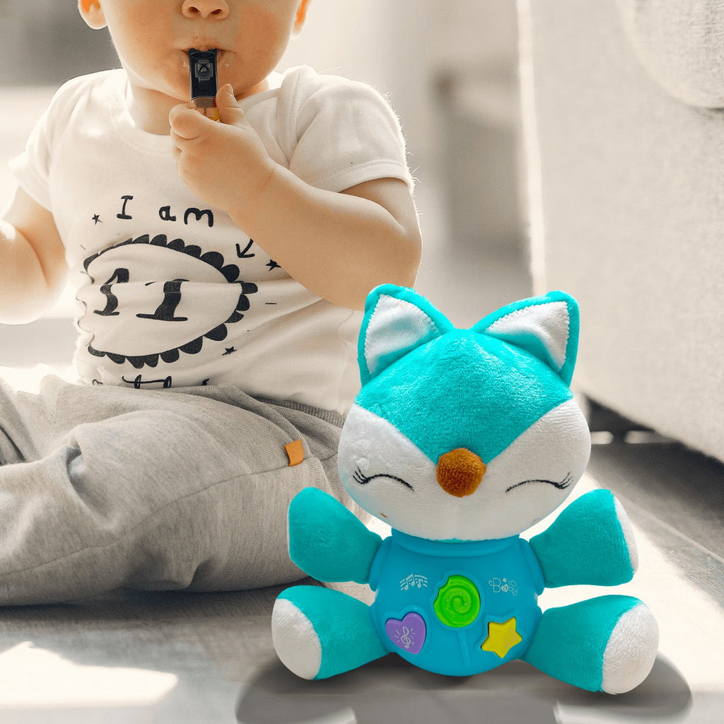 Musical Discovery Plush Stuffed Fox Animal Toy T37684