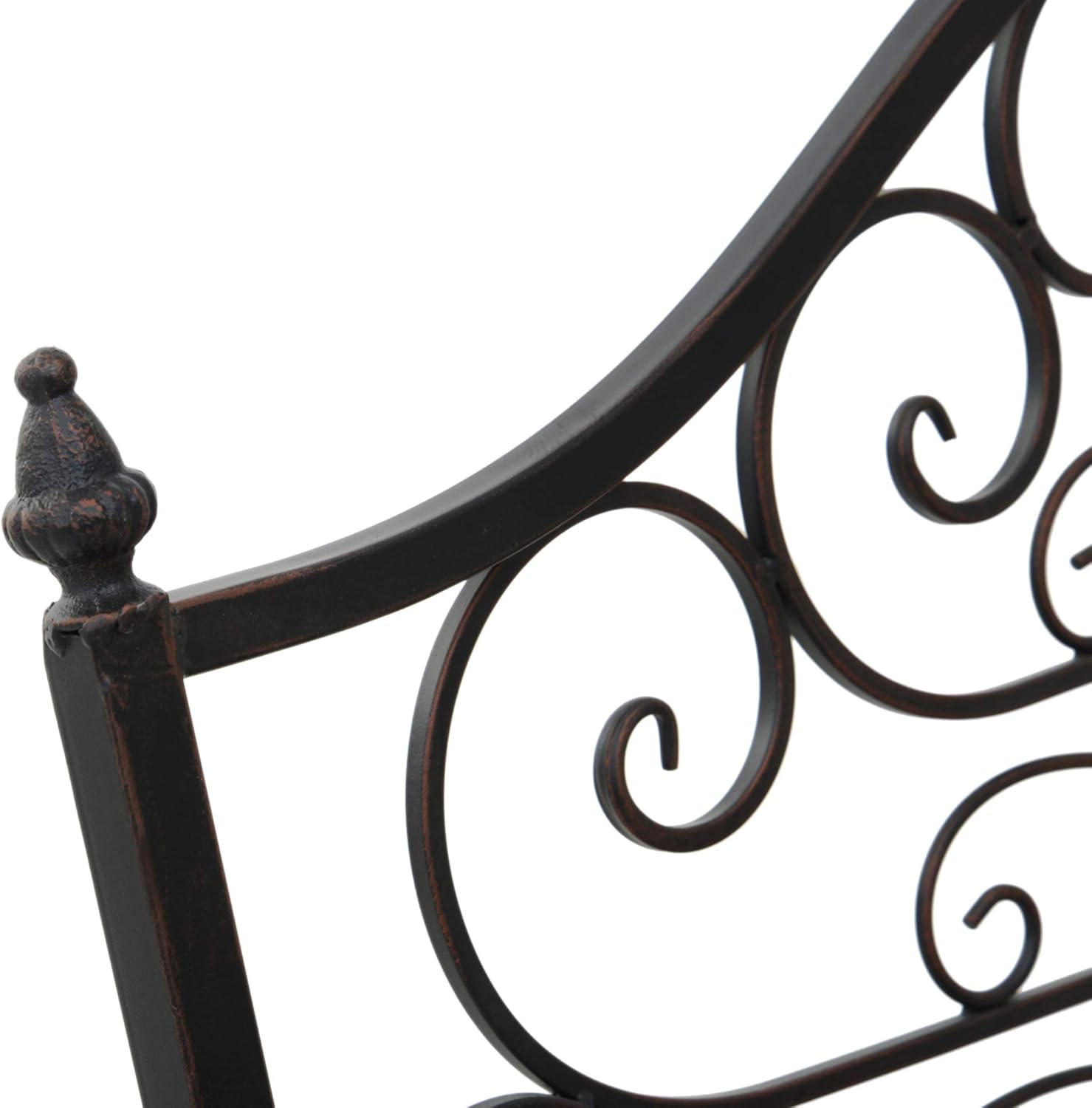 Black Bronze Metal Garden Bridge B186790