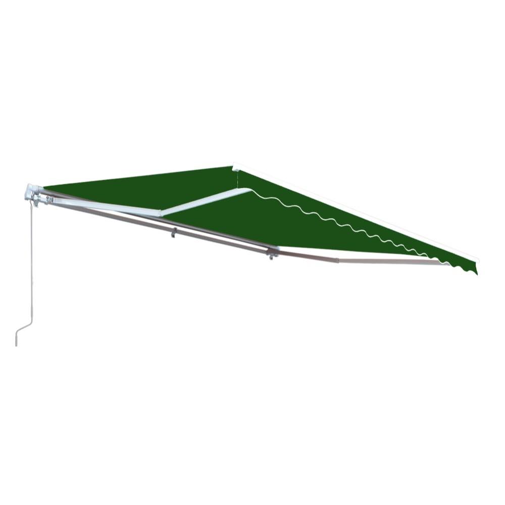 Motorized Retractable Patio Awning, Green K5495
