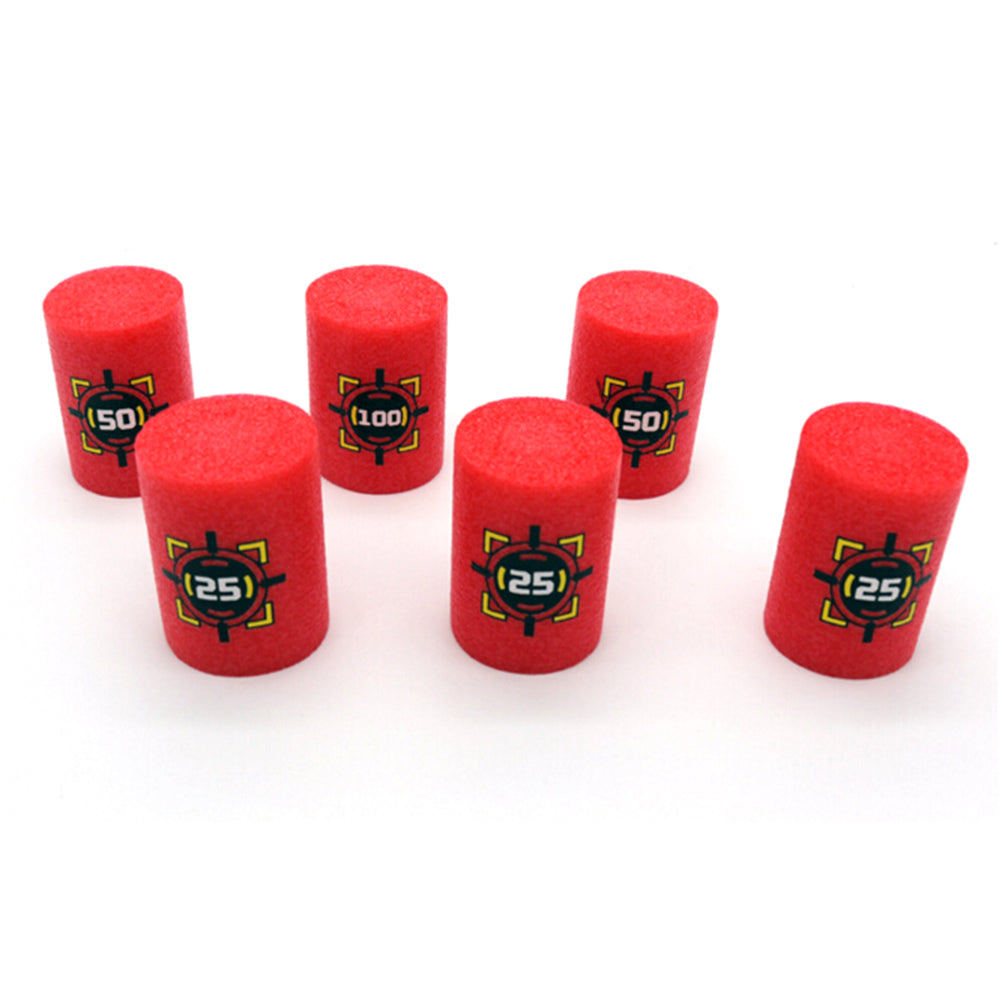 6PCS EVA Soft Bullet Target Dart Toy Q466