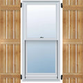 Rough Sawn Spaced Board-n-Batten Shutters C56850
