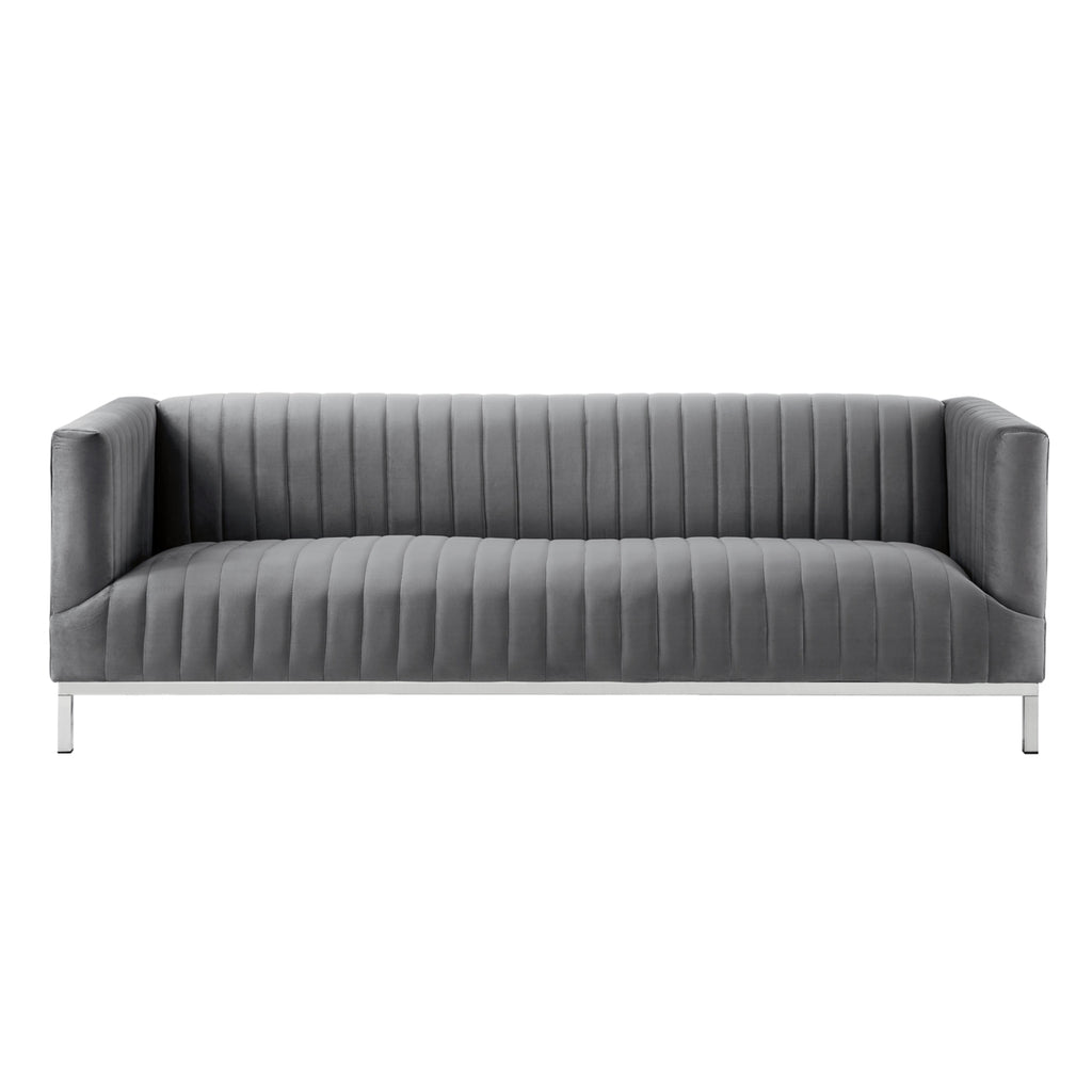 Velvet Tuxedo Sofa L692993