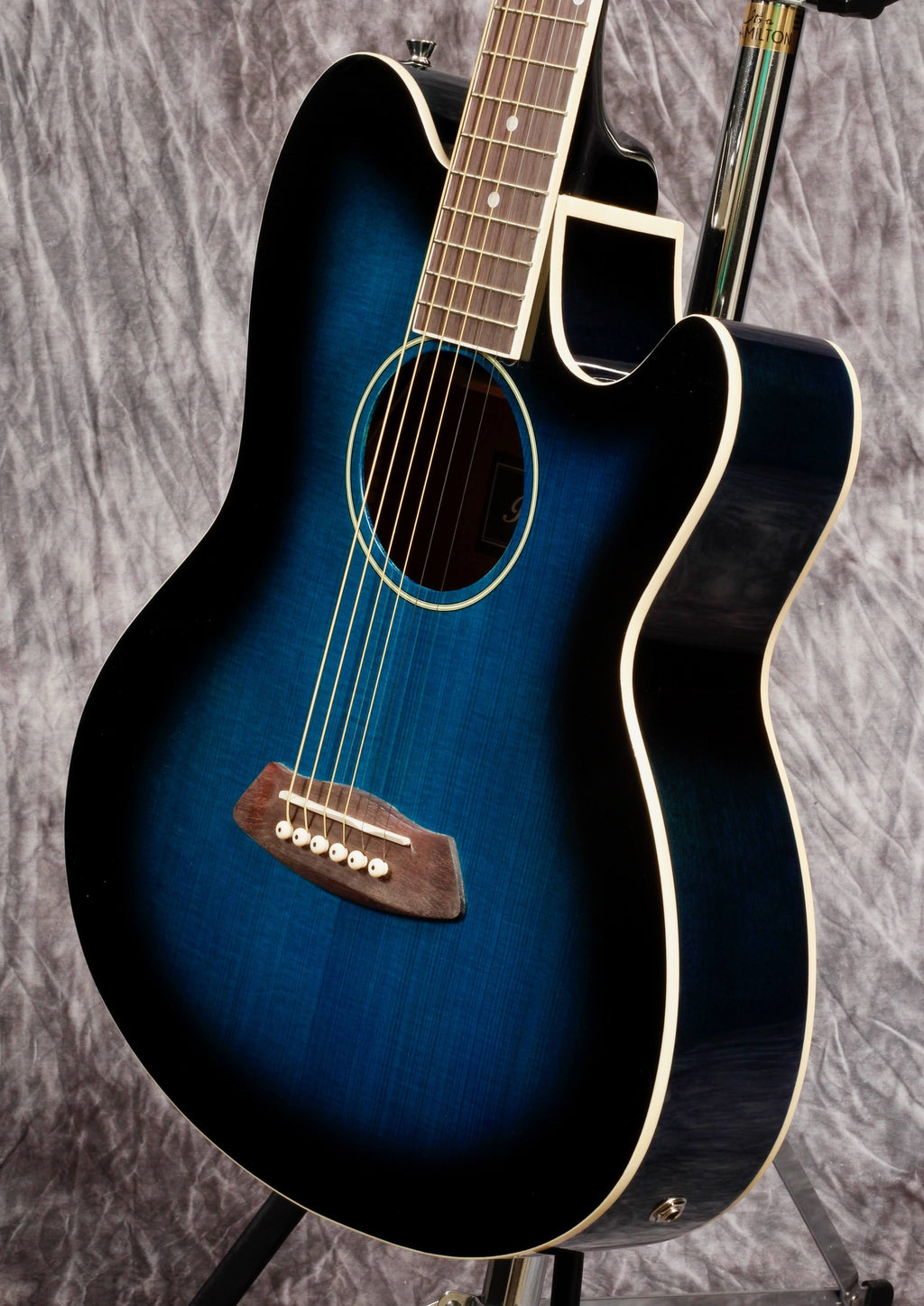 Transparent Blue Sunburst Acoustic Electric Guitar S260488