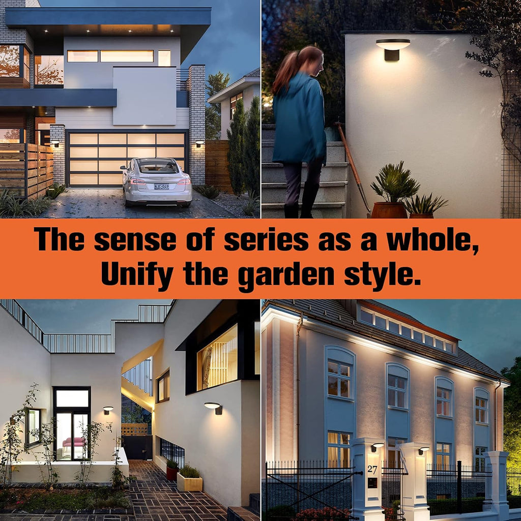 Solar Wall Light LED Outdoor Sconce Exterior Wall Lamp IP65 Waterproof P179731