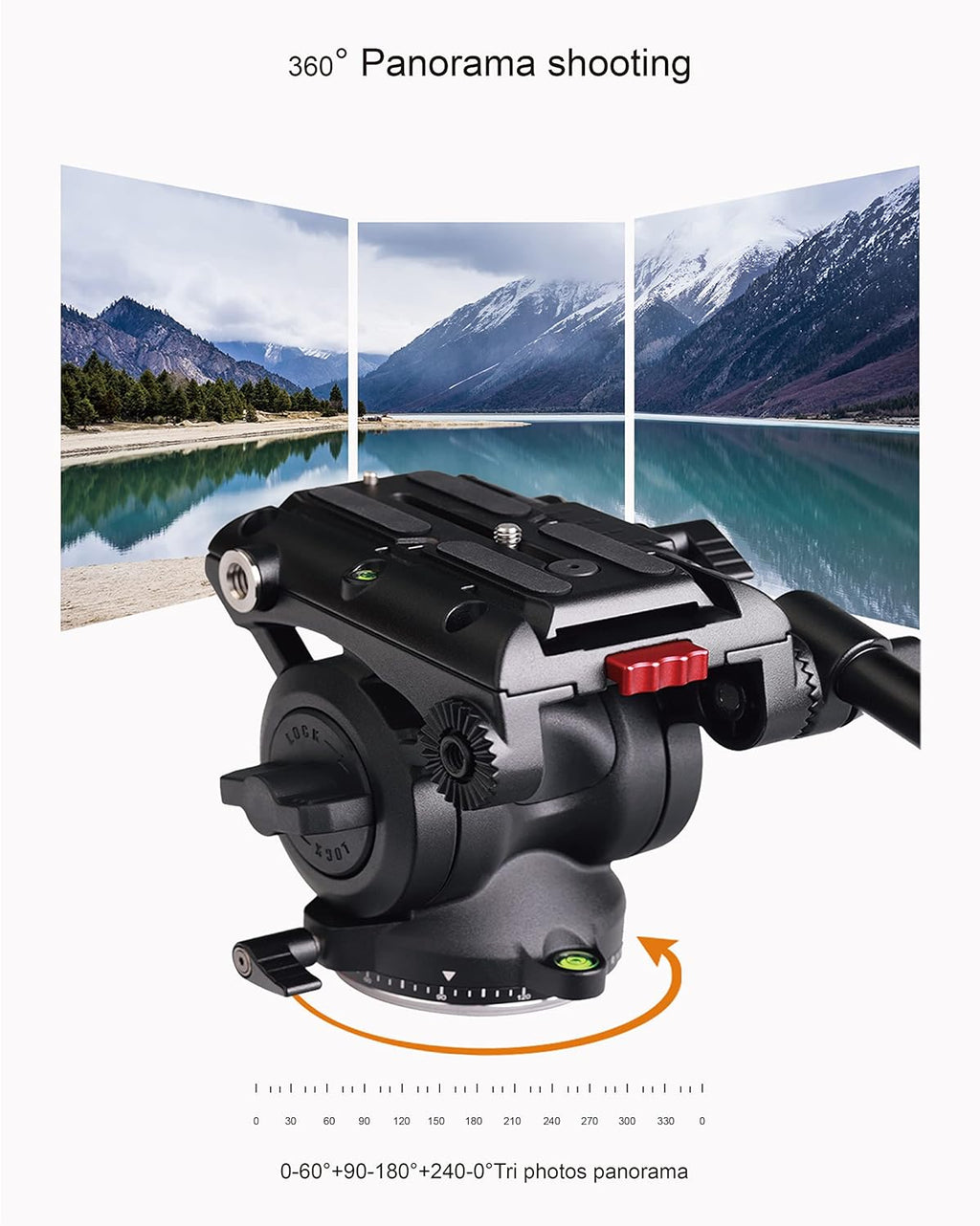 72 Inch Heavy Duty Tripod with Fluid Head R342