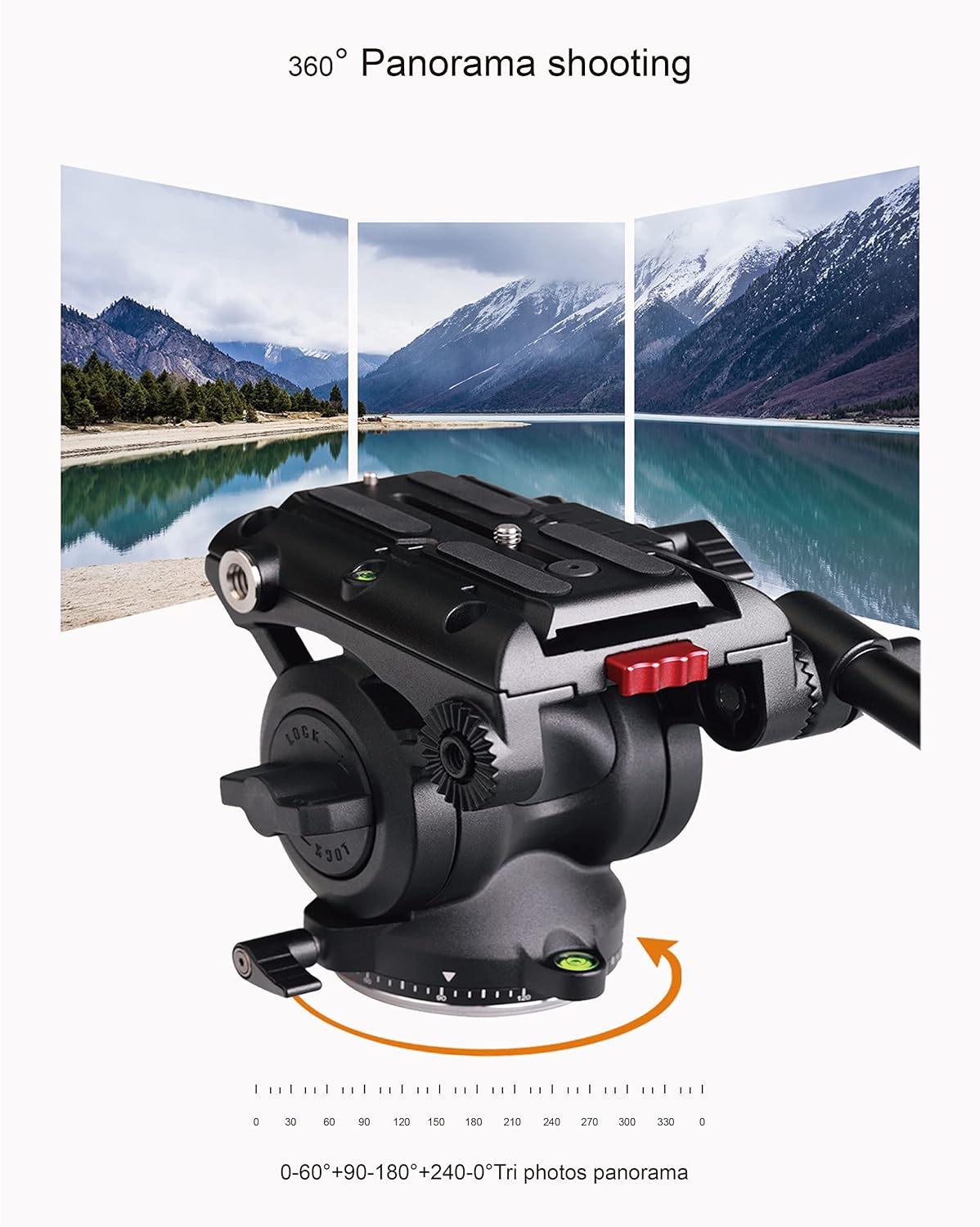 72 Inch Heavy Duty Tripod with Fluid Head R342