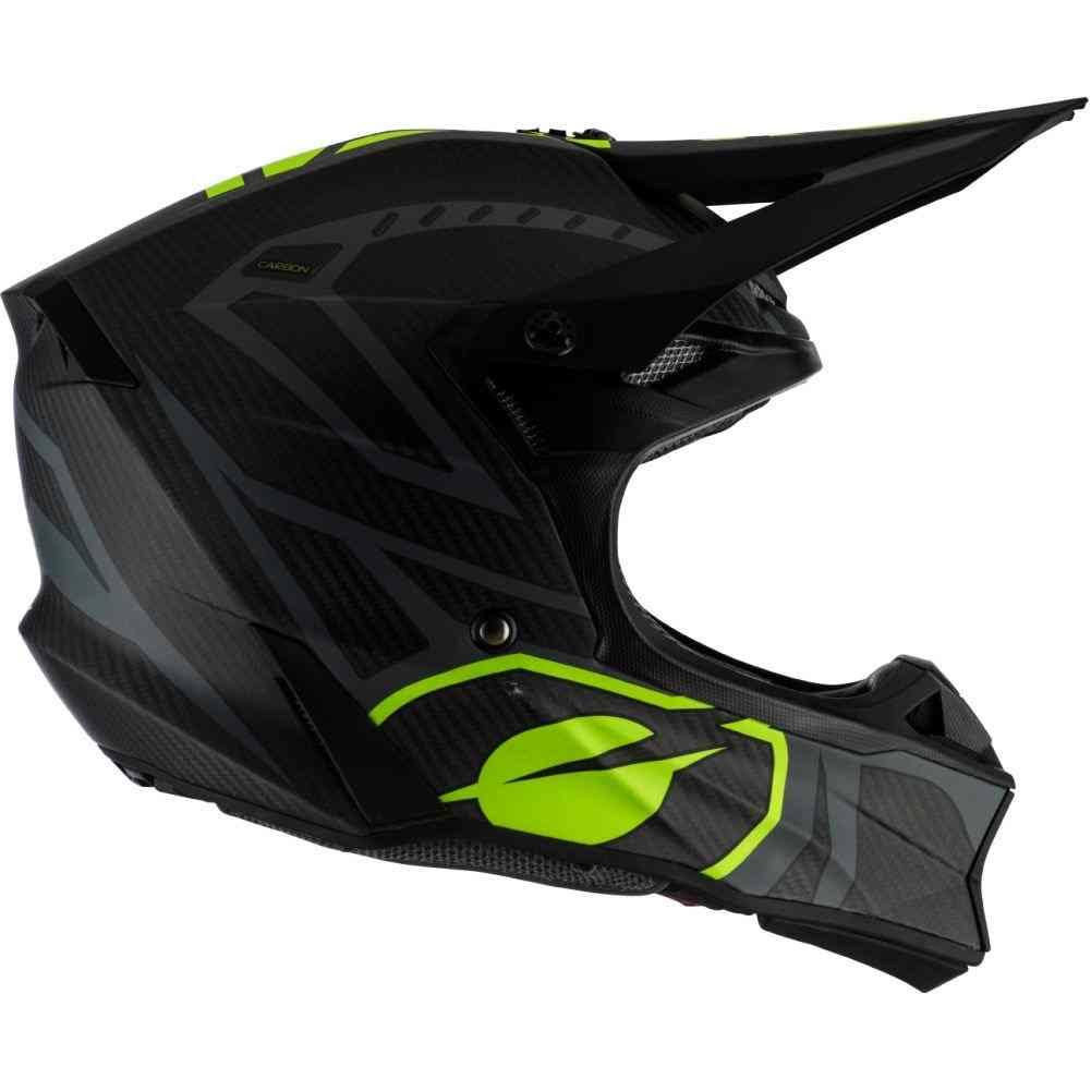 Black/Neon Yellow XL Carbon Race Helmet H695529