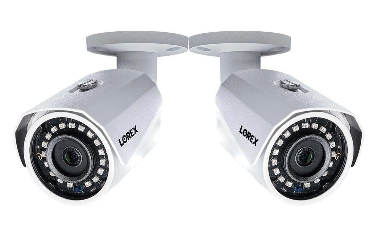 1080p HD Weatherproof Night-Vision Security Cameras (2-Pack) H7129