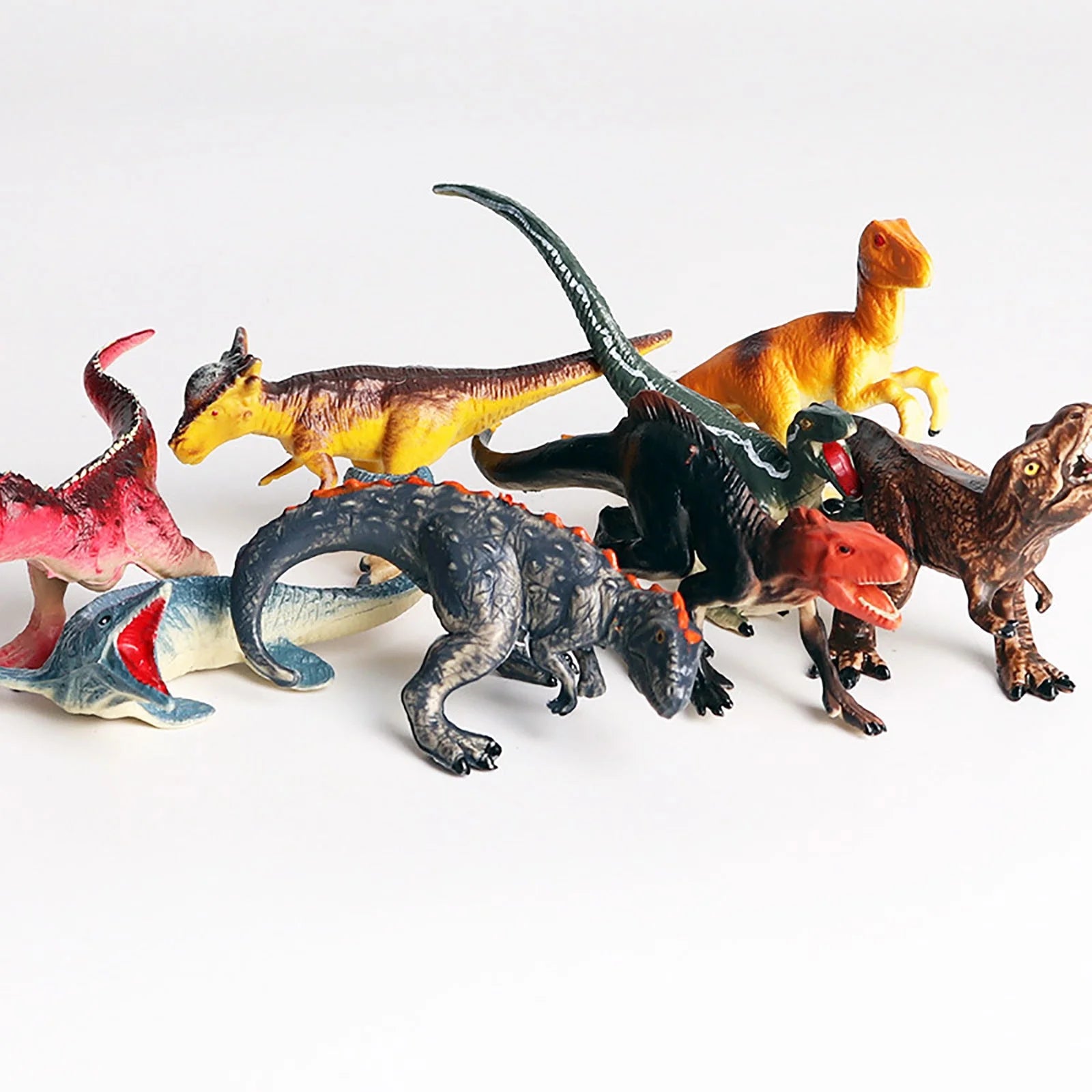 8PCS Simulation Dinosaur Toy S542087