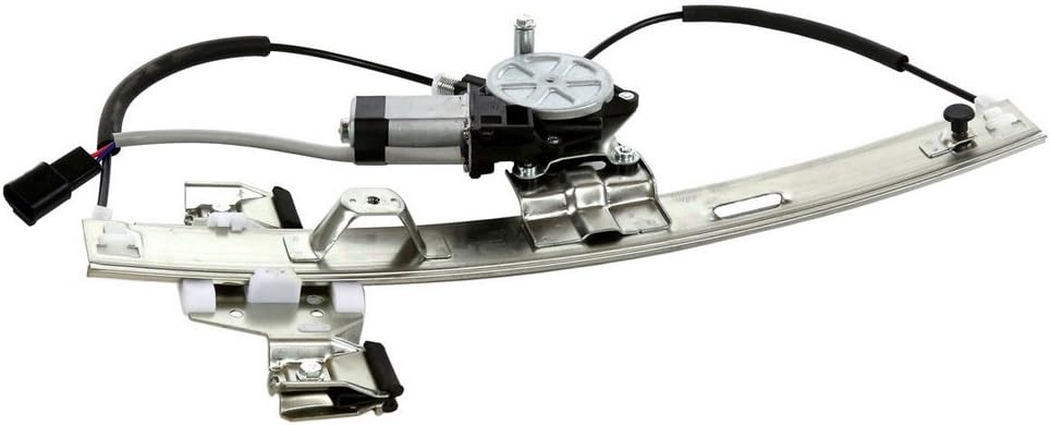Rear Right Side Power Window Regulator with Motor Compatible with 2004-2008 Pontiac Grand Prix Sedan 4-Door Pack of 2 H7348