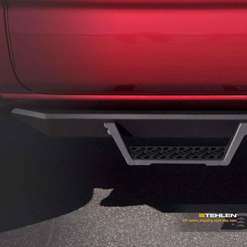 Matte Black Modular Side Nerf Bars Running Boards for Toyota Tacoma Double Cab P334996