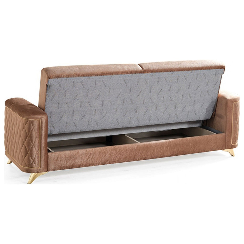 Copper Velvet Sofa L64873