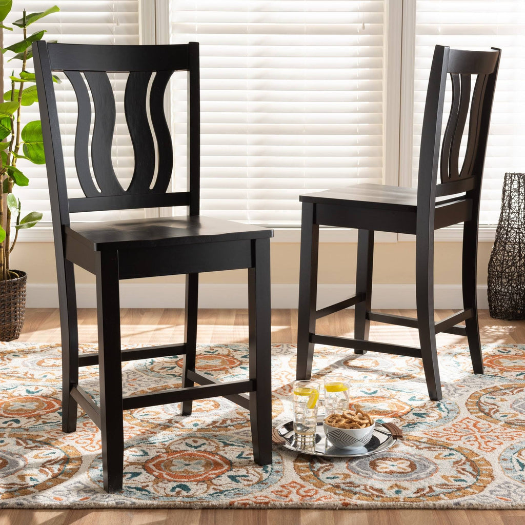 2-Piece Counter Stool Set - Espresso M216