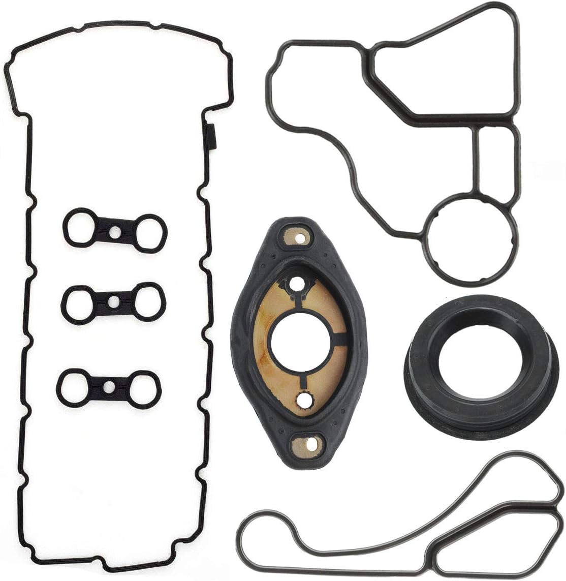 Valve Cover Gasket Camshaft Adjuster Eccentric Shaft Actuator Seal Oil Filter Adapter Housing Oil Cooler Valvetronic Gaskets Engine Seal Kit S626
