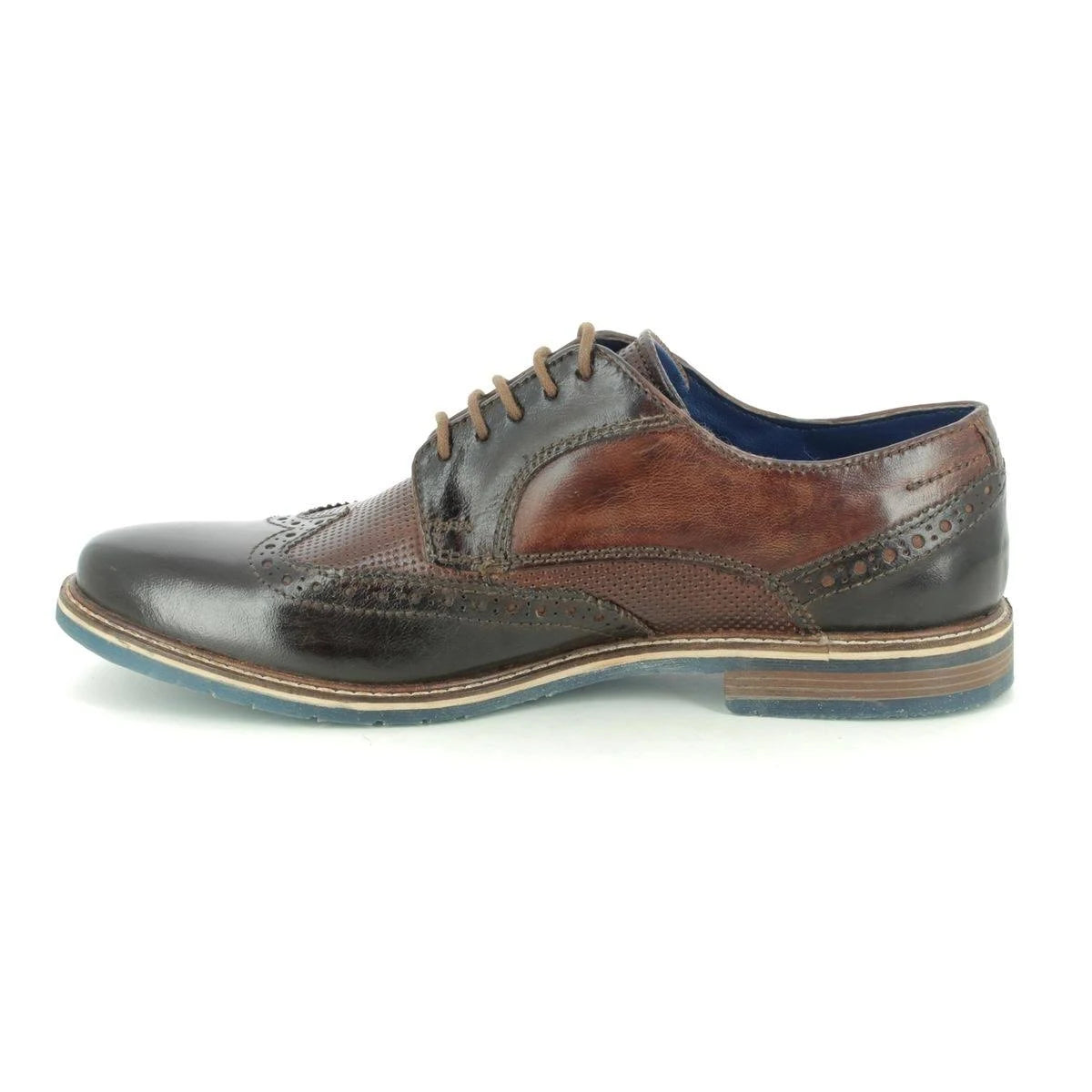 Brown Leather Mens Brogues F526556
